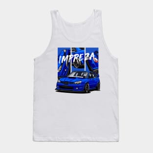 Impreza WRX STI Hawkeye, JDM Car Tank Top